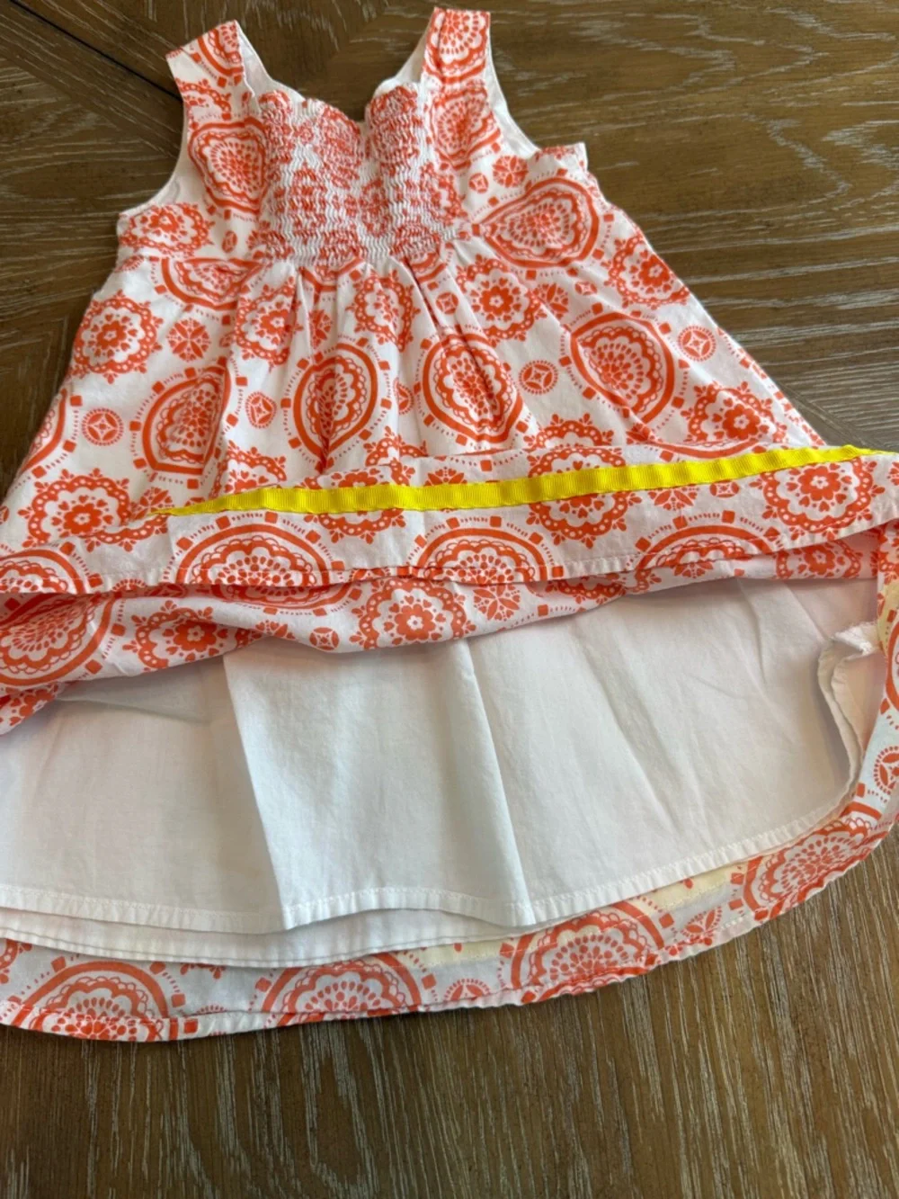 The Children's Place Orange and white Sundress 2T - Picture 3 of 6